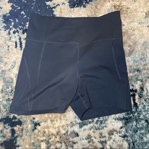 Girlfriend Collective Blue high rise run short